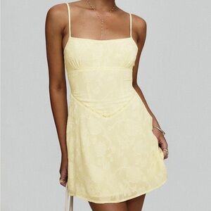 South of France mini yellow dress, Size US6